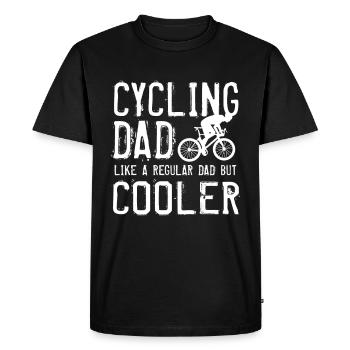 Cycling Dad T Shirt no. 6 - Men's Premium Organic T-Shirt - black - Front - Nico (187cm)