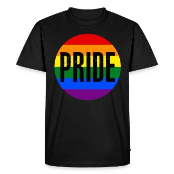 Happy Pride Month LGBT Pride Sensibilisation - T-shirt Premium bio Homme - noir - Devant - Nico (187cm)