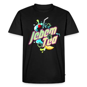 JebemTea - The tea for Yugos - Men's Premium Organic T-Shirt - black - Front - Nico (187cm)