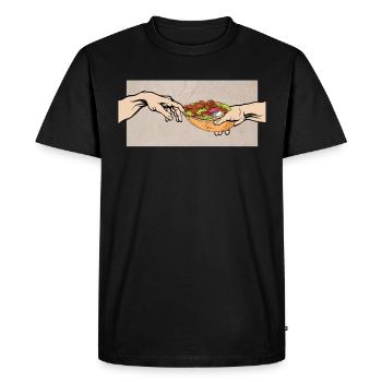 Le meilleur kebab avec tout le kebab - T-shirt Premium bio Homme - noir - Devant - Nico (187cm)