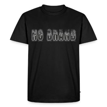 NO BRAND - URBAN STYLE - Men's Premium Organic T-Shirt - black - Front - Nico (187cm)