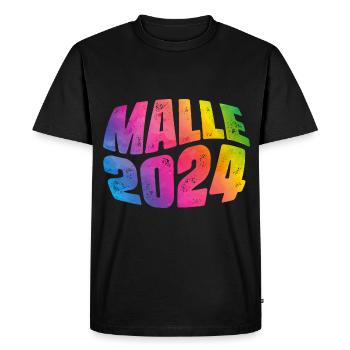 Malle 2024 Holiday - Men's Premium Organic T-Shirt - black - Front - Nico (187cm)