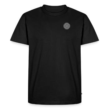 Le nœud celtique - T-shirt Premium bio Homme - noir - Devant - Nico (187cm)