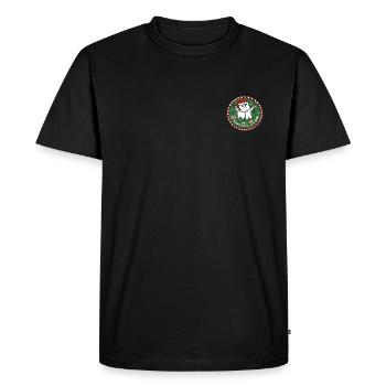 Xmas PCR - Männer Premium Bio T-Shirt - Schwarz - Vorne - Nico (187cm)