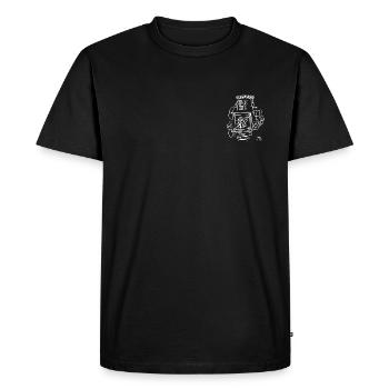 Finn Coles -Robot Light on Dark - Men's Premium Organic T-Shirt - black - Front - Nico (187cm)