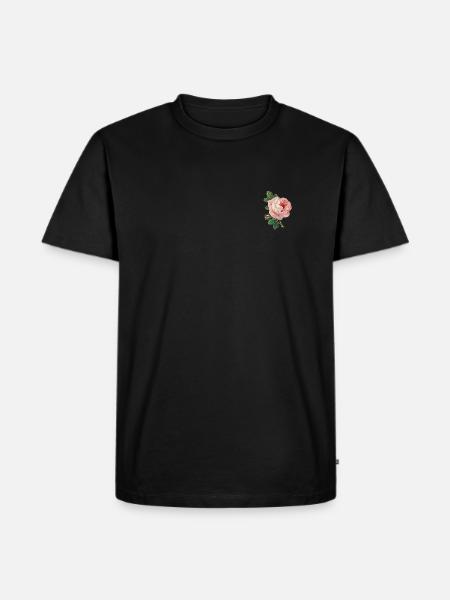 Pink Rose! Gift Idea - Men's Premium Organic T-Shirt - black