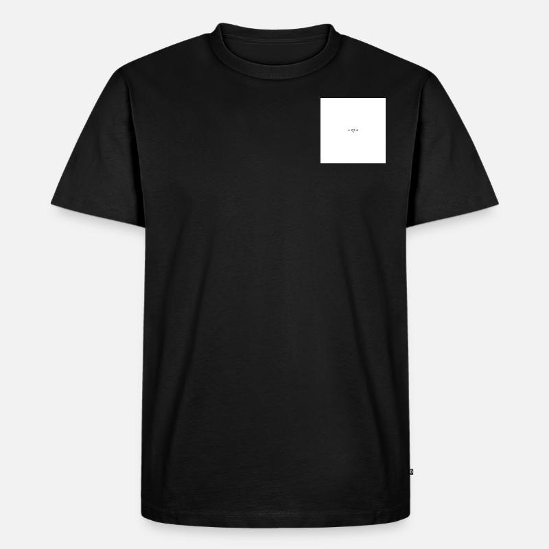 Herz Pfeil - Männer Premium Bio T-Shirt - Schwarz