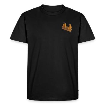 Schreiner Hobel - Männer Premium Bio T-Shirt - Schwarz - Vorne - Nico (187cm)