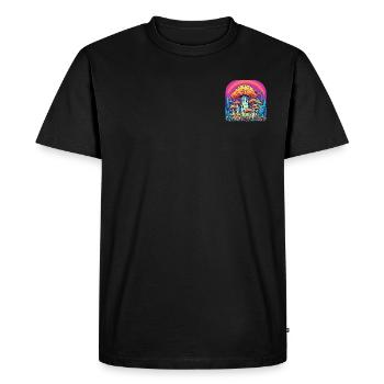 SALON - T-shirt Premium bio Homme - noir - Devant - Nico (187cm)