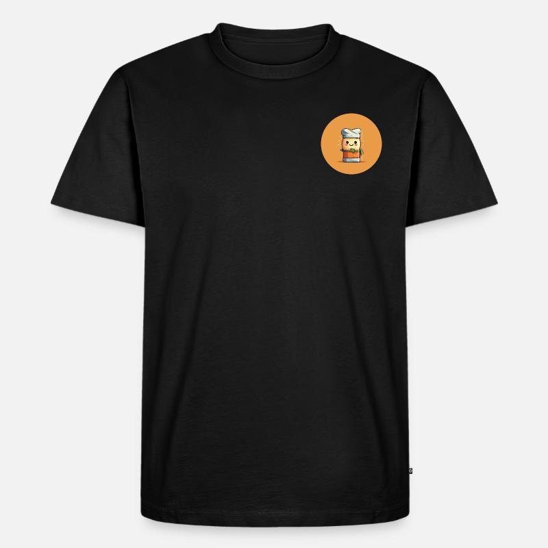 Sushi Chef - Männer Premium Bio T-Shirt - Schwarz
