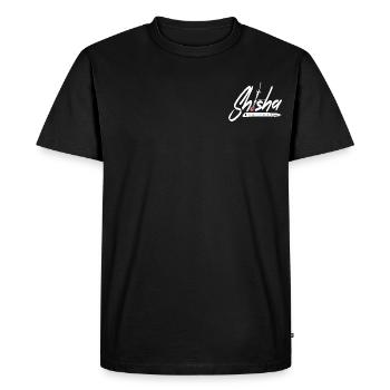 Frères Shisha - T-shirt Premium bio Homme - noir - Devant - Nico (187cm)
