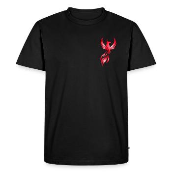 Phoenix Gift Fantasy Idée Cadeau Feu - T-shirt Premium bio Homme - noir - Devant - Nico (187cm)