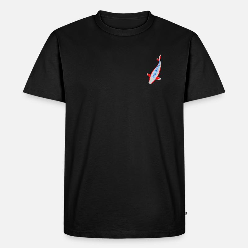 Koi - Nishikigoi - Männer Premium Bio T-Shirt - Schwarz