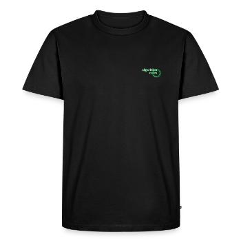 algorithm rules - Männer Premium Bio T-Shirt - Schwarz - Vorne - Nico (187cm)