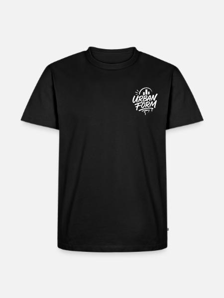 White n2 Black - Männer Premium Bio T-Shirt - Schwarz