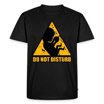 ne pas déranger - T-shirt Premium bio Homme - noir - Devant - Nico (187cm)