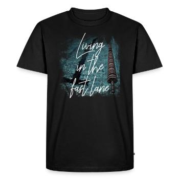 Cadeau de nageur nageur - T-shirt Premium bio Homme - noir - Devant - Nico (187cm)