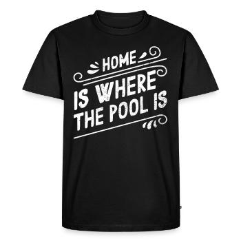 Cadeau de nageur nageur - T-shirt Premium bio Homme - noir - Devant - Nico (187cm)