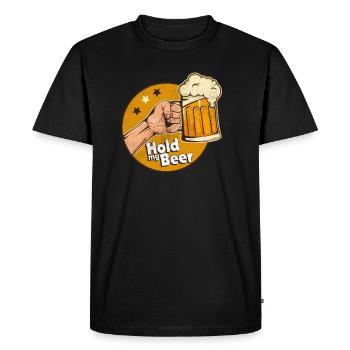 Beer - Shirt Drinking buddies flat rate gift - Men's Premium Organic T-Shirt - black - Front - Nico (187cm)