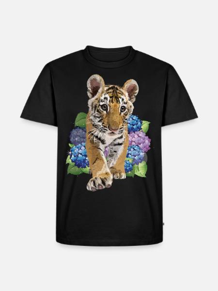 Bengal tiger - Men's Premium Organic T-Shirt - black
