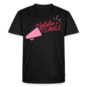 Future Female Empowerment Equality Girls - Men's Premium Organic T-Shirt - black - Front - Nico (187cm)