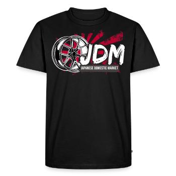 If one day the speed kills me.. / Paul Walker JDM - T-shirt Premium bio Homme - noir - Devant - Nico (187cm)
