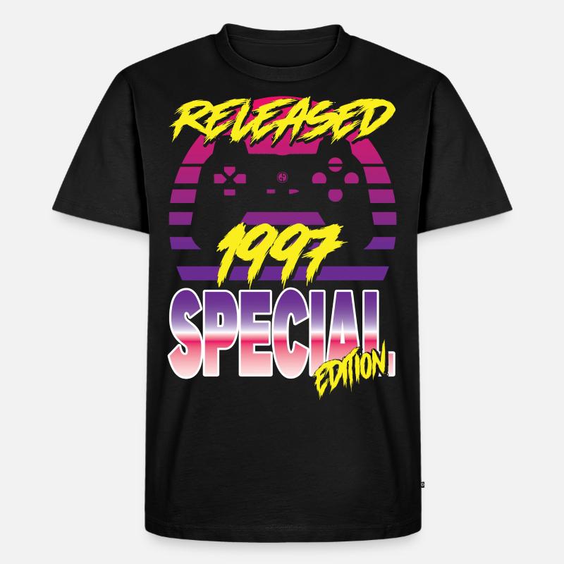 Released 1997 Special Edition - Männer Premium Bio T-Shirt - Schwarz