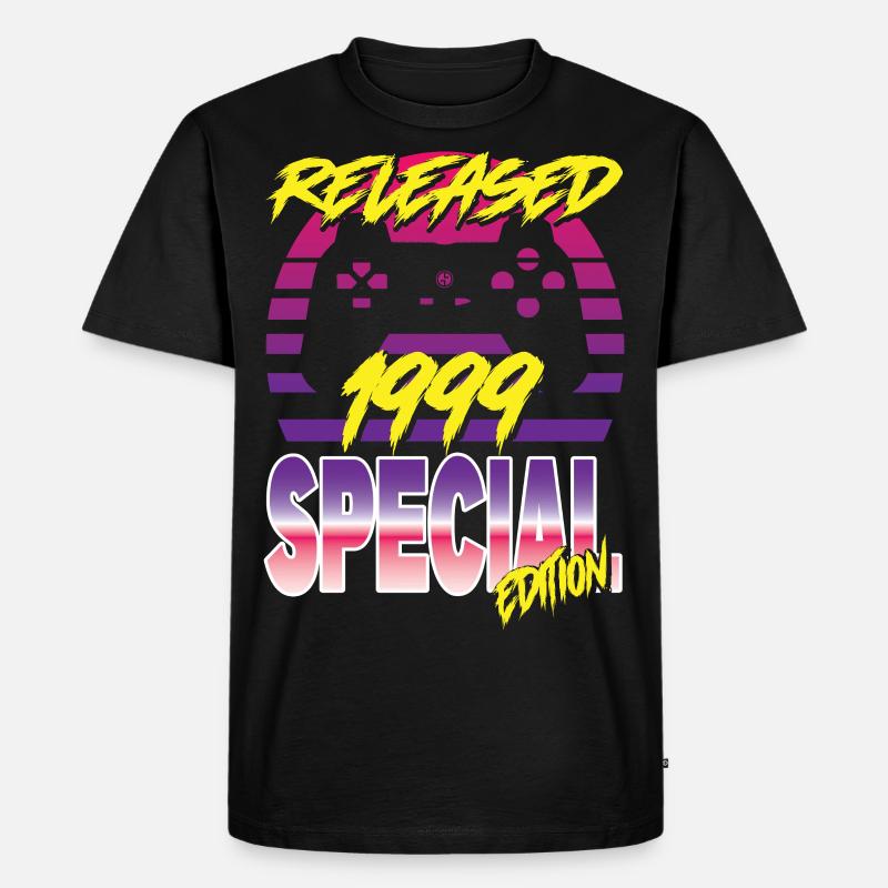 Released 1999 Special Edition - Männer Premium Bio T-Shirt - Schwarz