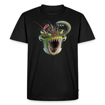 Green Undead - Men's Premium Organic T-Shirt - black - Front - Nico (187cm)