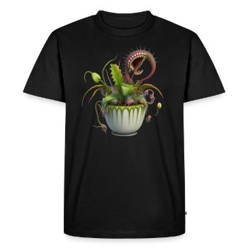 Green Undead - Men's Premium Organic T-Shirt - black - Front - Nico (187cm)