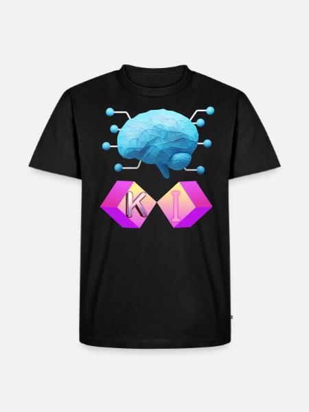 Artificial Intelligence Design - Men's Premium Organic T-Shirt - black