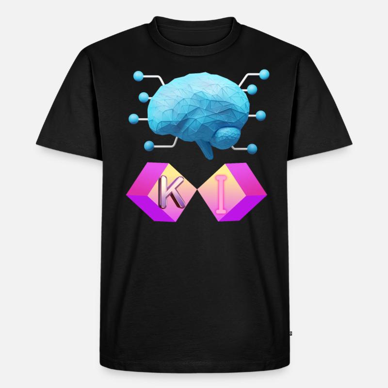 Artificial Intelligence Design - Men's Premium Organic T-Shirt - black