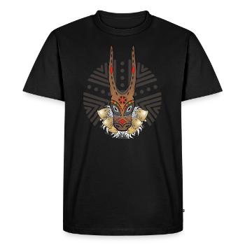 Sardaigne sur bouées - T-shirt Premium bio Homme - noir - Devant - Nico (187cm)