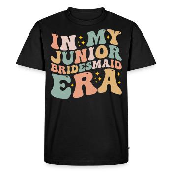 In My Junior Bridesmaid Era Fun Wedding Engagement - T-shirt Premium bio Homme - noir - Devant - Nico (187cm)