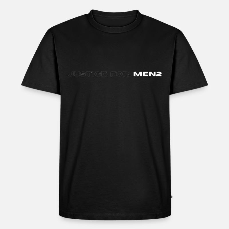 Justice for men2 - Männer Premium Bio T-Shirt - Schwarz