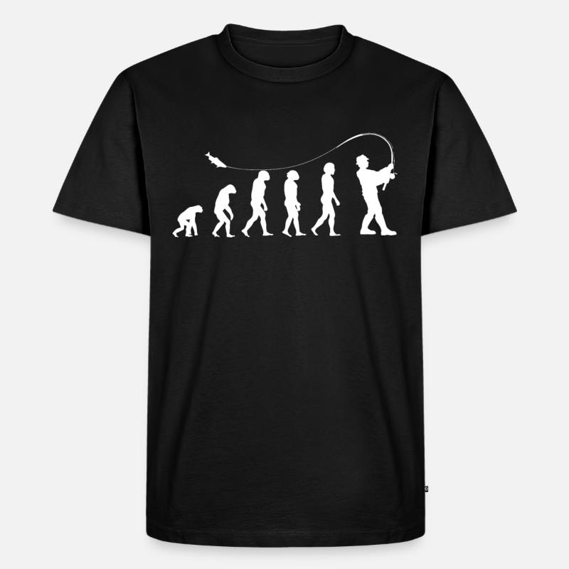 Fischer Evolution | pêche - T-shirt Premium bio Homme - noir