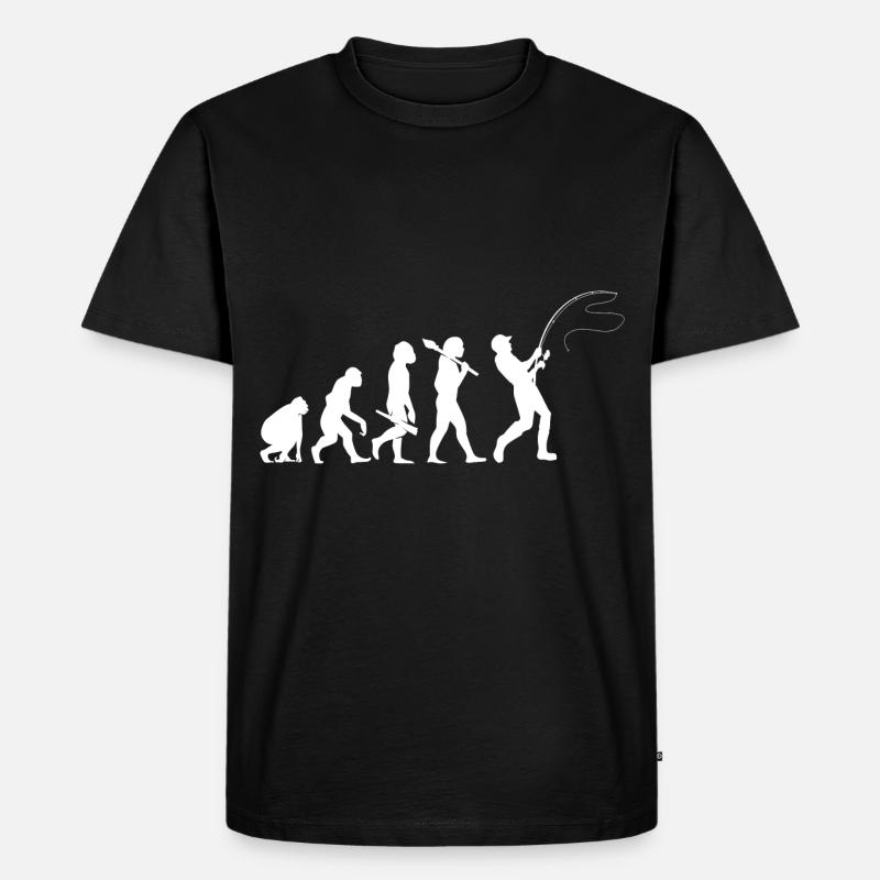 Pêcher Evolution - T-shirt Premium bio Homme - noir