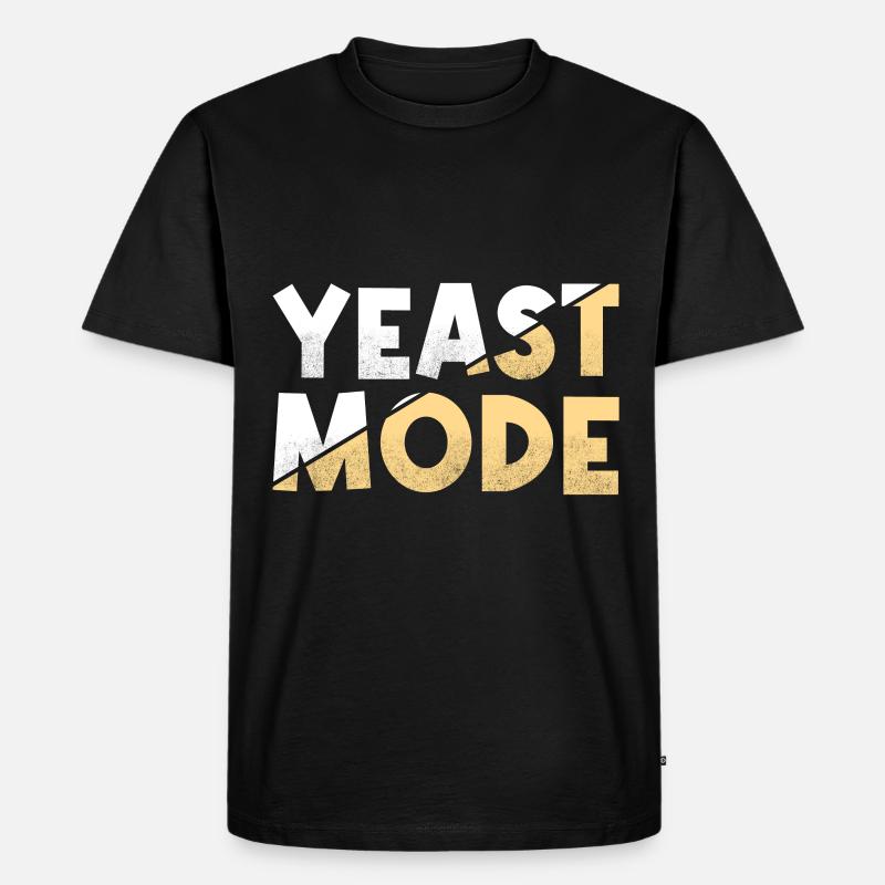 Yeast Mode - Baker - Männer Premium Bio T-Shirt - Schwarz