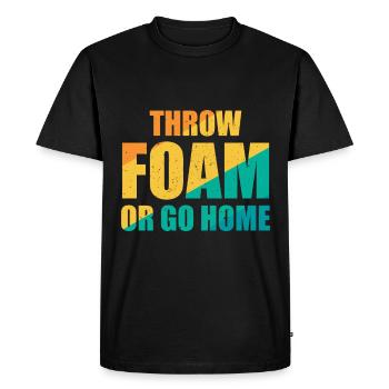 Lancez de l’écume ou rentrez chez vous - Dodgeball - T-shirt Premium bio Homme - noir - Devant - Nico (187cm)