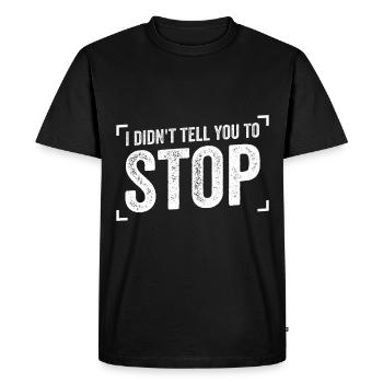Personal Trainer Funny - Men's Premium Organic T-Shirt - black - Front - Nico (187cm)