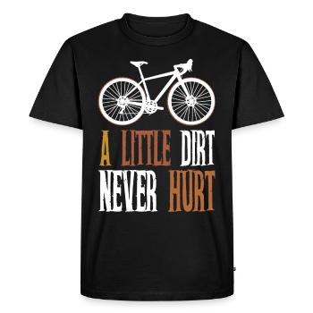 Gravel Bike Cycliste Cyclocross Gravelbike - T-shirt Premium bio Homme - noir - Devant - Nico (187cm)