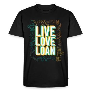 Housewarming Party - Men's Premium Organic T-Shirt - black - Front - Nico (187cm)