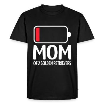 Chiens Golden Retriever - T-shirt Premium bio Homme - noir - Devant - Nico (187cm)