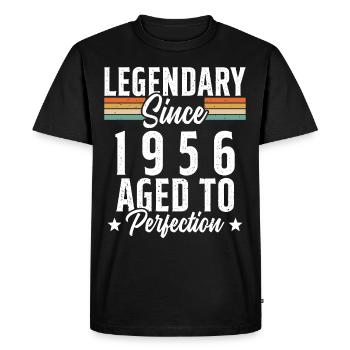 Legendary since 1956 - Men's Premium Organic T-Shirt - black - Front - Nico (187cm)