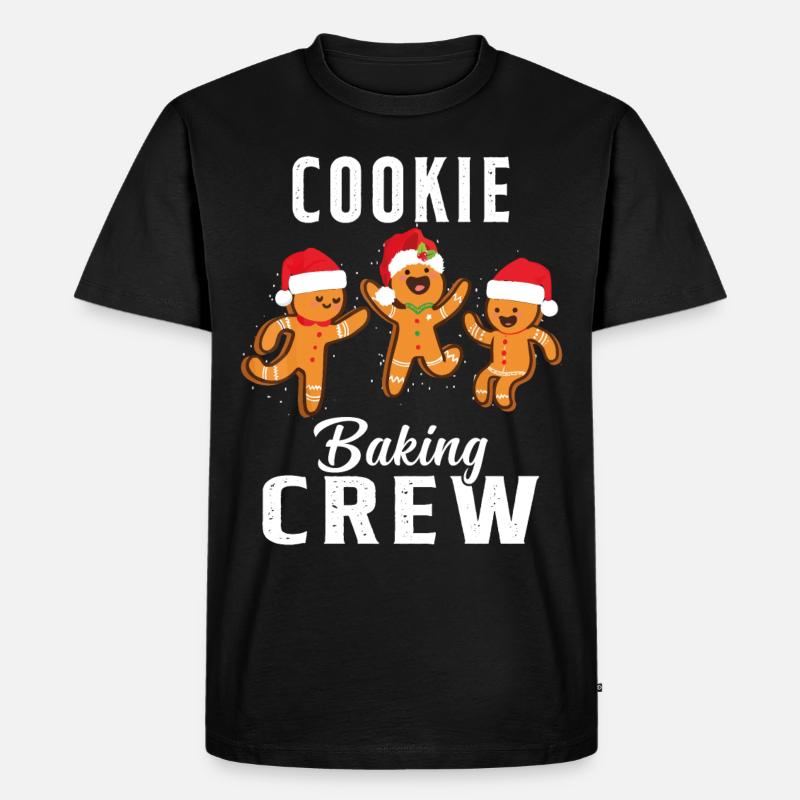 Cookie Baking Crew Cookie Gift - T-shirt Premium bio Homme - noir