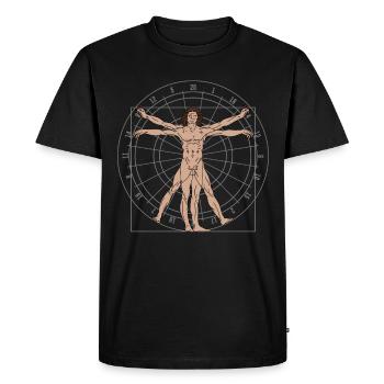 Équipe de fléchettes Association de fléchettes - T-shirt Premium bio Homme - noir - Devant - Nico (187cm)