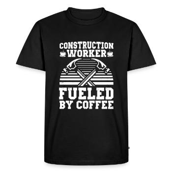 Craftsman - Men's Premium Organic T-Shirt - black - Front - Nico (187cm)