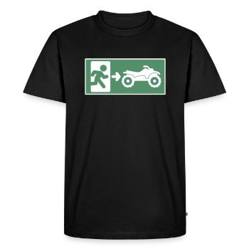 Funny Quad ATV Enthusiasts Quad Racers - T-shirt Premium bio Homme - noir - Devant - Nico (187cm)