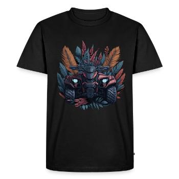 Quad Girl Boho Girl Quad - T-shirt Premium bio Homme - noir - Devant - Nico (187cm)