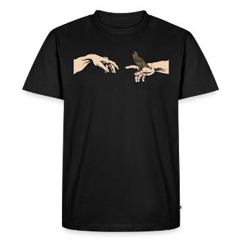 Starling Bird of the Year Common starling - Men's Premium Organic T-Shirt - black - Front - Nico (187cm)